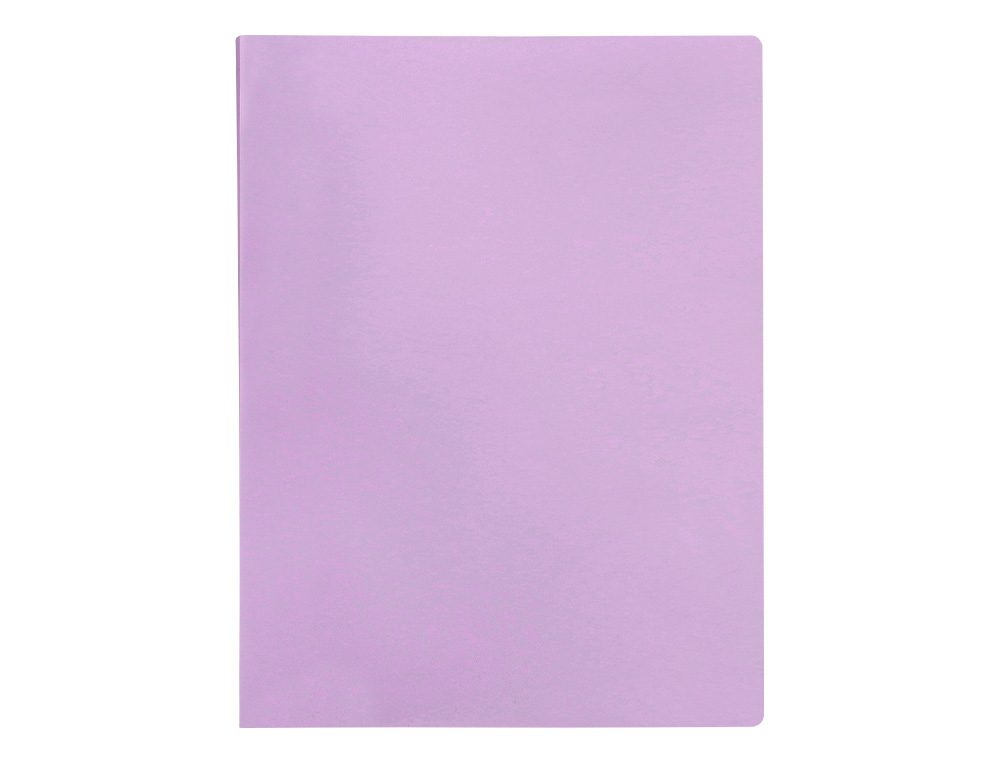PROTEGE-DOCUMENTS LIDERPAPEL POLYPROPYLENE COUVERTURE FLEXIBLE 20 POCHETTES FIXES A4 210X297MM LAVANDE OPAQUE