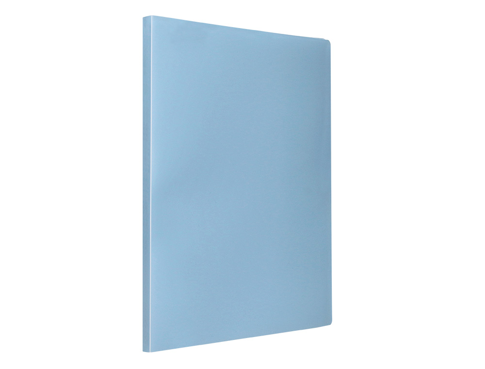 PROTEGE-DOCUMENTS LIDERPAPEL POLYPROPYLENE COUVERTURE      FLEXIBLE 20 POCHETTES FIXES   A4 210X297MM BLEU CIEL OPAQUE