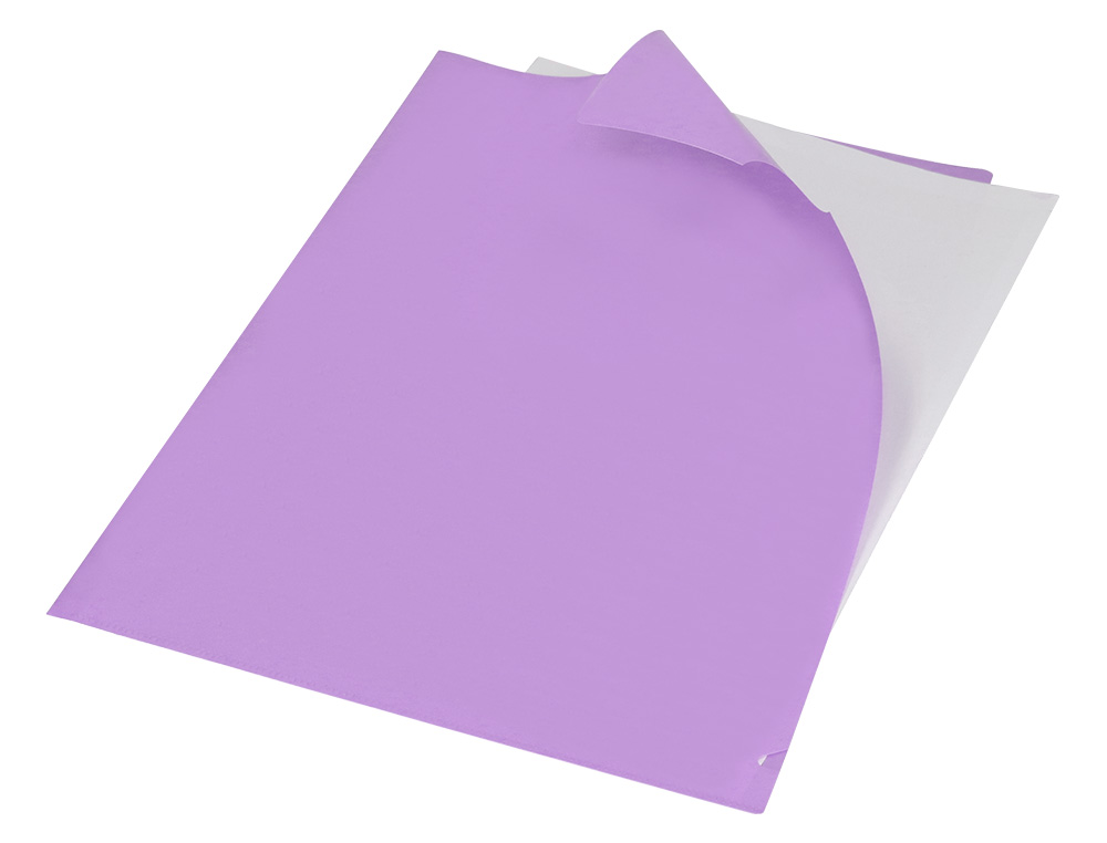 POCHETTE COIN LIDERPAPEL POLYPROPYLENE 180 MICRONS A4  210X297MM CAPACITE 20F        COLORIS LAVANDE OPAQUE