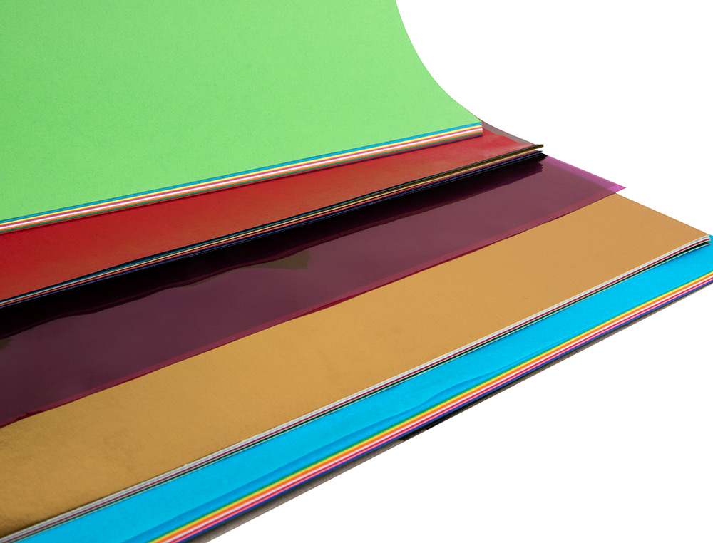PAPIER CRATIF LIDERPAPEL A4+ 240X315MM ASSORTIMENT DIVERS PAPIERS BLOC 84F