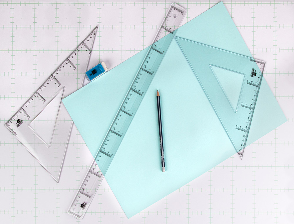 RGLE LIDERPAPEL GRADUATION VERTICALE HORIZONTALE 60CM BORD BISEAUT GAMME CRISTAL TRANSPARENTE CONOMIQUE