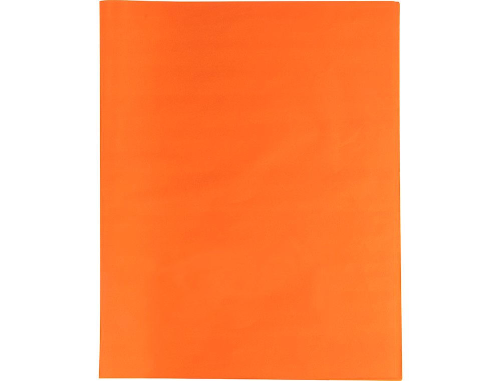 PAPIER DE SOIE LIDERPAPEL 52X76CM 18G/M2 UNICOLORE ORANGE SACHET 25F