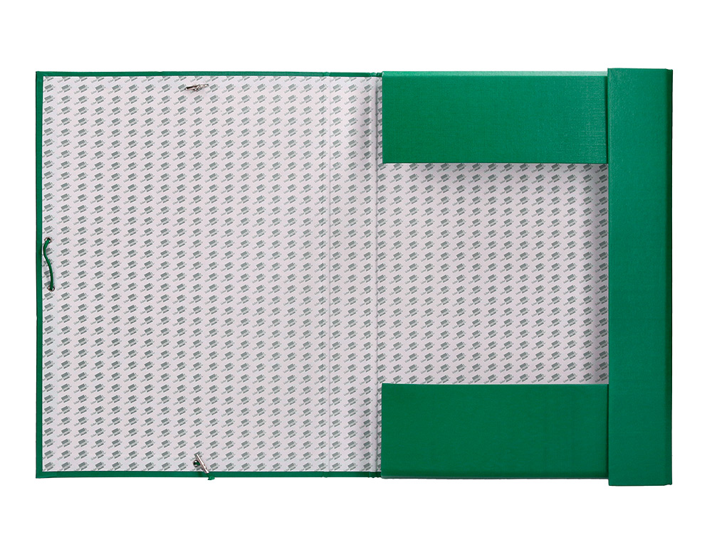 BOÎTE CLASSEMENT CARTON LIDERPAPEL 1,9MM PROJETS PAPER COAT 250X350MM DOCUMENTS A4+ DOS 70MM COLORIS VERT