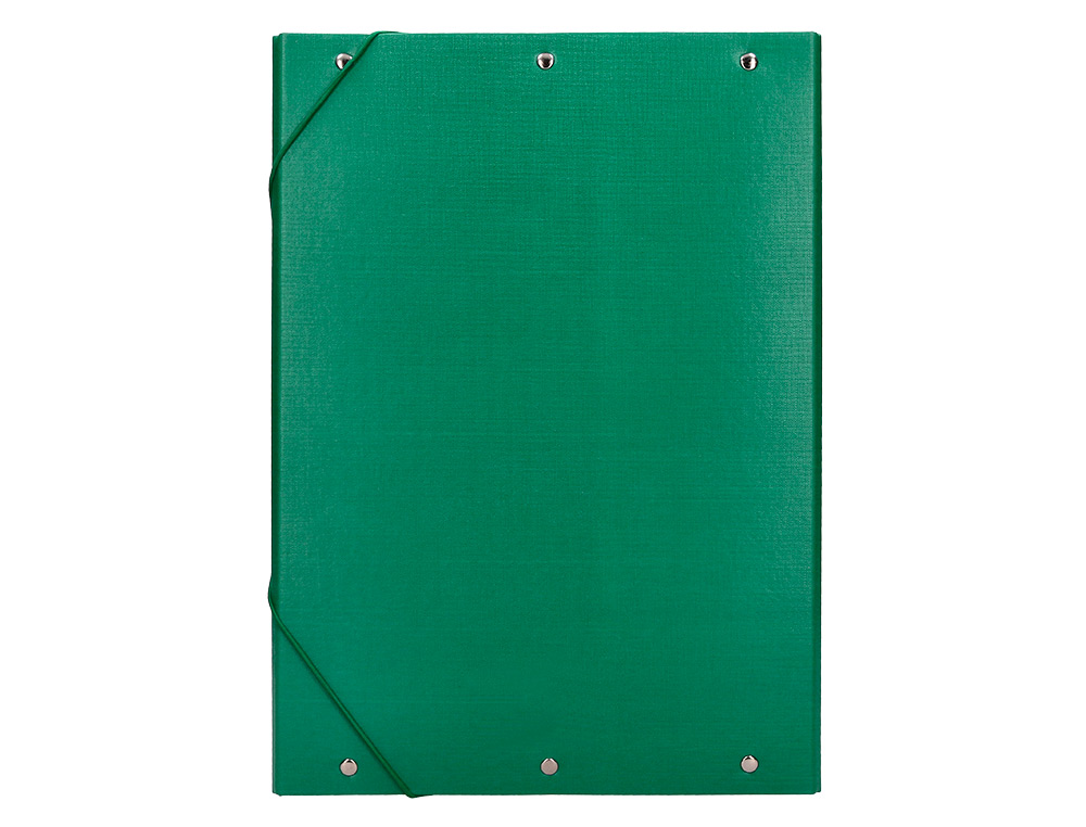 BOÎTE CLASSEMENT CARTON LIDERPAPEL 1,9MM PROJETS PAPER COAT 250X350MM DOCUMENTS A4+ DOS 70MM COLORIS VERT