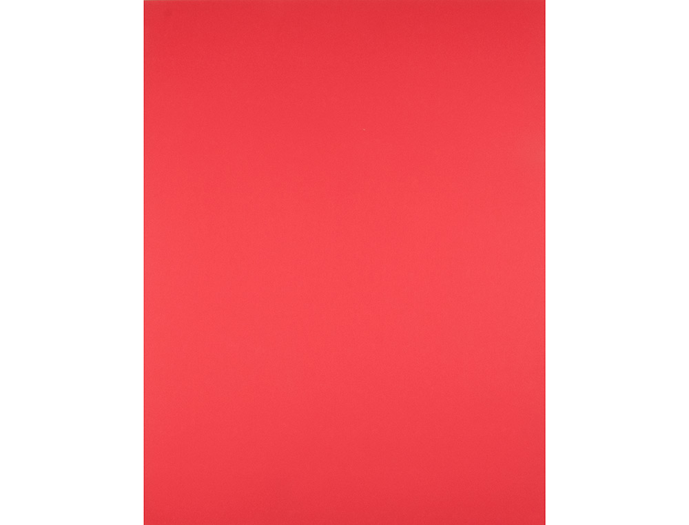 PAPIER CARTONNÉ LIDERPAPEL DESSIN TRAVAUX MANUELS 180G/M2 50X65CM UNICOLORE ROUGE