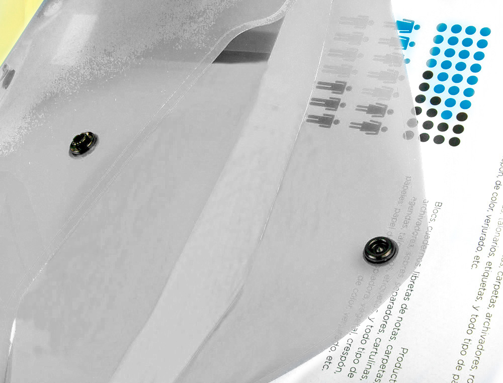 POCHETTE ENVELOPPE LIDERPAPEL POLYPROPYLNE 180 MICRONS A5 210X148MM 50F FERMETURE BOUTON RSISTANT TRANSPARENT