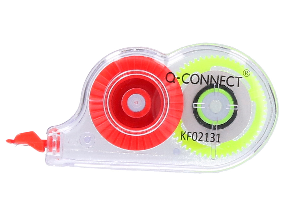 CORRECTEUR Q-CONNECT DÉVIDOIR MINI RUBAN 4.2MMX5M APPLICATION FRONTALE RÉECRITURE IMMÉDIATE BLISTER