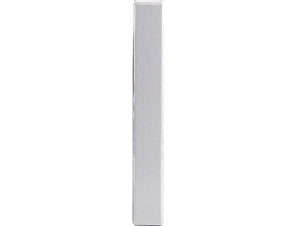 CLASSEUR KANGOUROU LIDERPAPEL 2 ANNEAUX 25MM 283X320MM DOCUMENT A4 PLASTIQUE DOS 40MM COLORIS BLANC