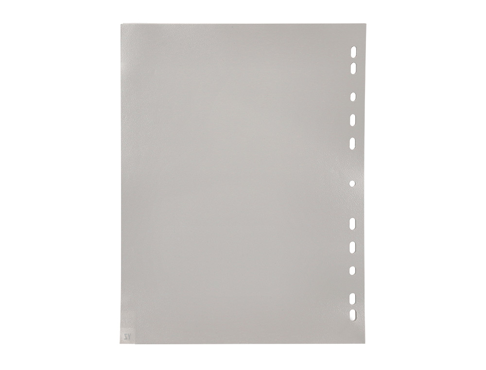 INTERCALAIRE Q-CONNECT PP 12/ 100E A4 225X297MM MULTIPERFOR ALPHABET GRAV ONGLETS COLORIS GRIS