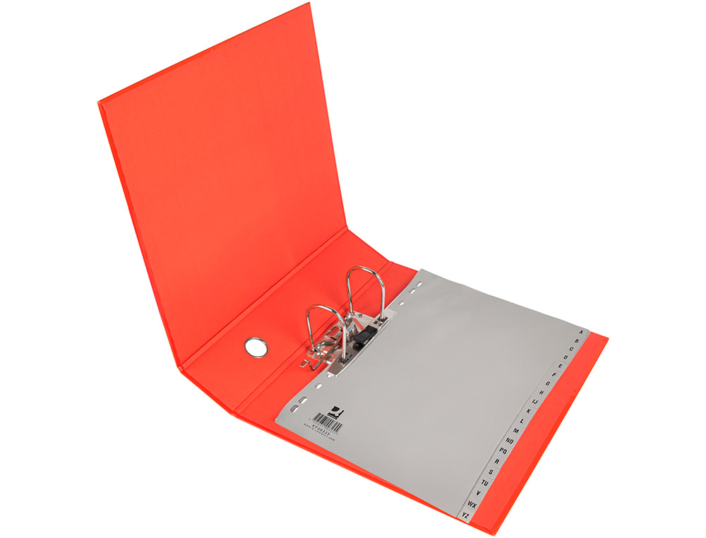 INTERCALAIRE Q-CONNECT PP 12/ 100E A4 225X297MM MULTIPERFOR ALPHABET GRAV ONGLETS COLORIS GRIS