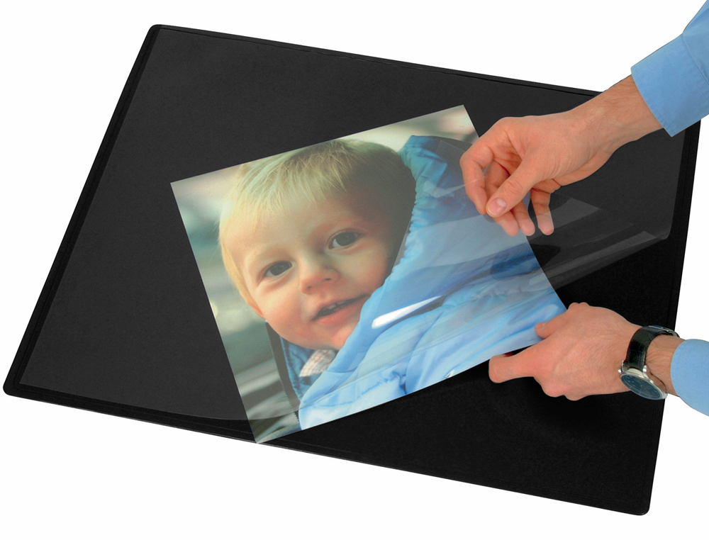 SOUS-MAIN Q-CONNECT SIMPLE PP ANTIDERAPANT 50X63CM COLORIS  NOIR