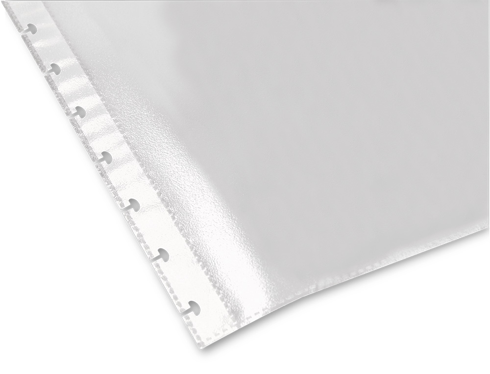POCHETTE LIDERPAPEL POLYPROPYLÈNE RECHARGE PROTÈGE-DOCUMENTS A4 210X297MM 70 MICRONS LOT 10 UNITÉS