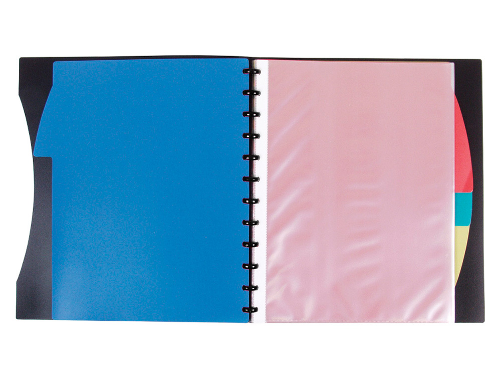 POCHETTE LIDERPAPEL POLYPROPYLÈNE RECHARGE PROTÈGE-DOCUMENTS A4 210X297MM 70 MICRONS LOT 10 UNITÉS