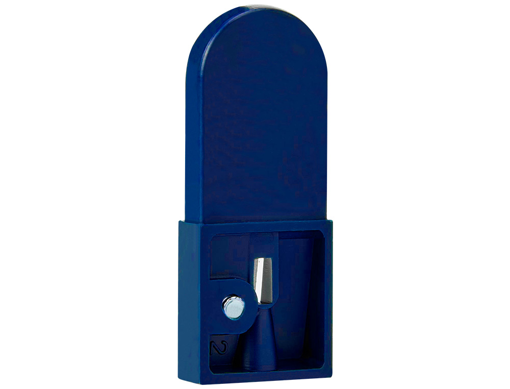 TAILLE-MINE LIDERPAPEL SUPPORTLATERAL MINES 2MM COLORIS BLEU