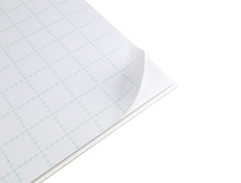 CARTON ENTRECOLLE LIDERPAPEL ADHESIF 100X140CM EPAISSEUR 5MM UNICOLORE BLANC