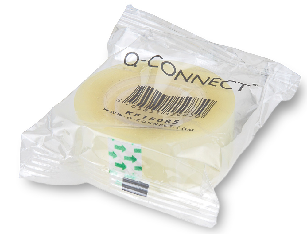 RUBAN ADHSIF Q-CONNECT 33MX12MM SACHET CELLOPHANE
