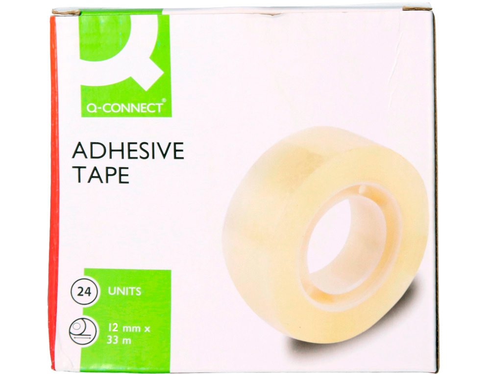 RUBAN ADHSIF Q-CONNECT 33MX12MM SACHET CELLOPHANE