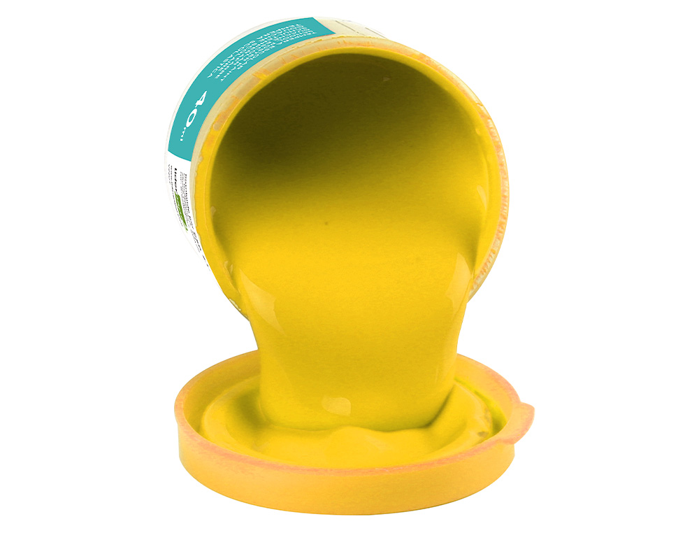 GOUACHE SCOLAIRE LIDERPAPEL COLORIS JAUNE POT 40ML
