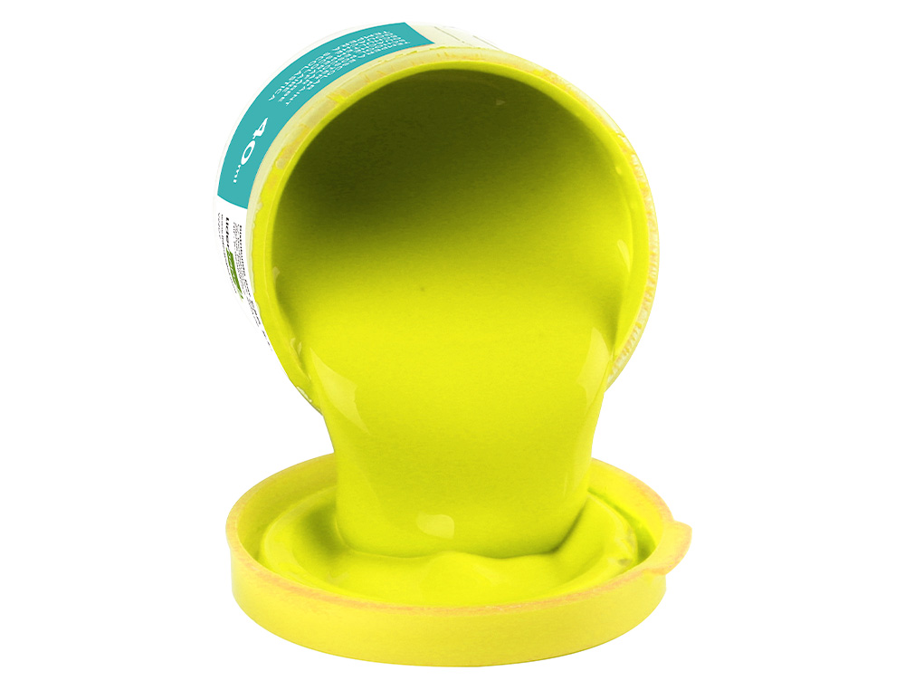 GOUACHE SCOLAIRE LIDERPAPEL COLORIS JAUNE CITRON POT 40ML