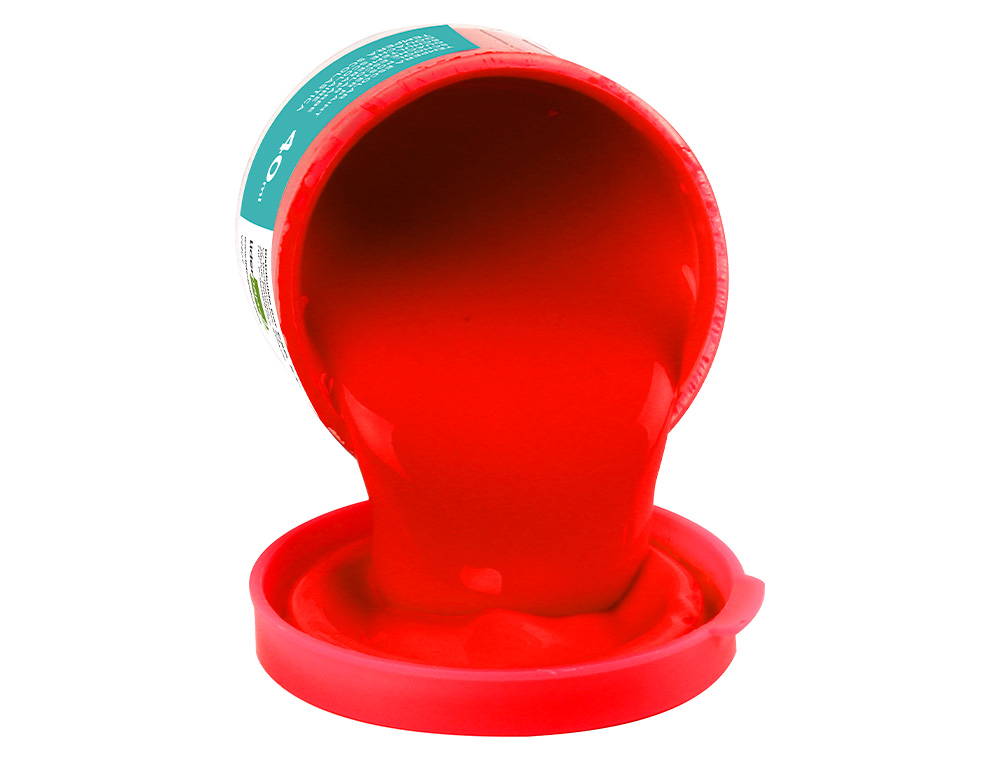GOUACHE SCOLAIRE LIDERPAPEL COLORIS ROUGE POT 40ML