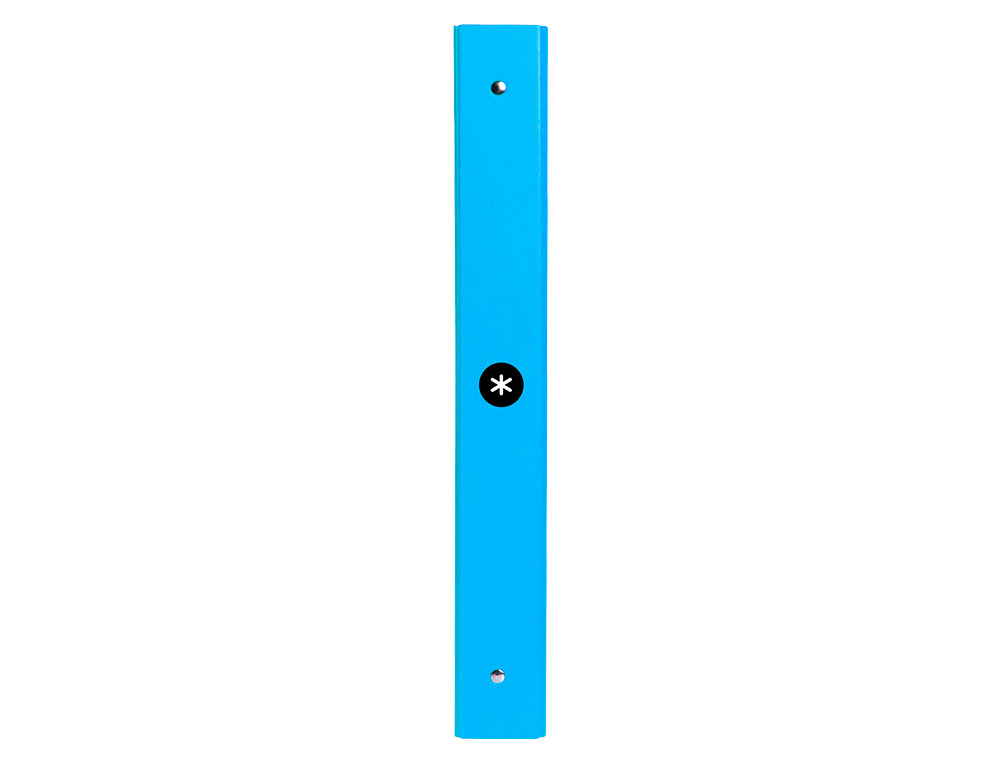 CLASSEUR ANTARTIK 4 ANNEAUX RONDS 25MM A4 CARTON REMBORDE COLORIS BLEU