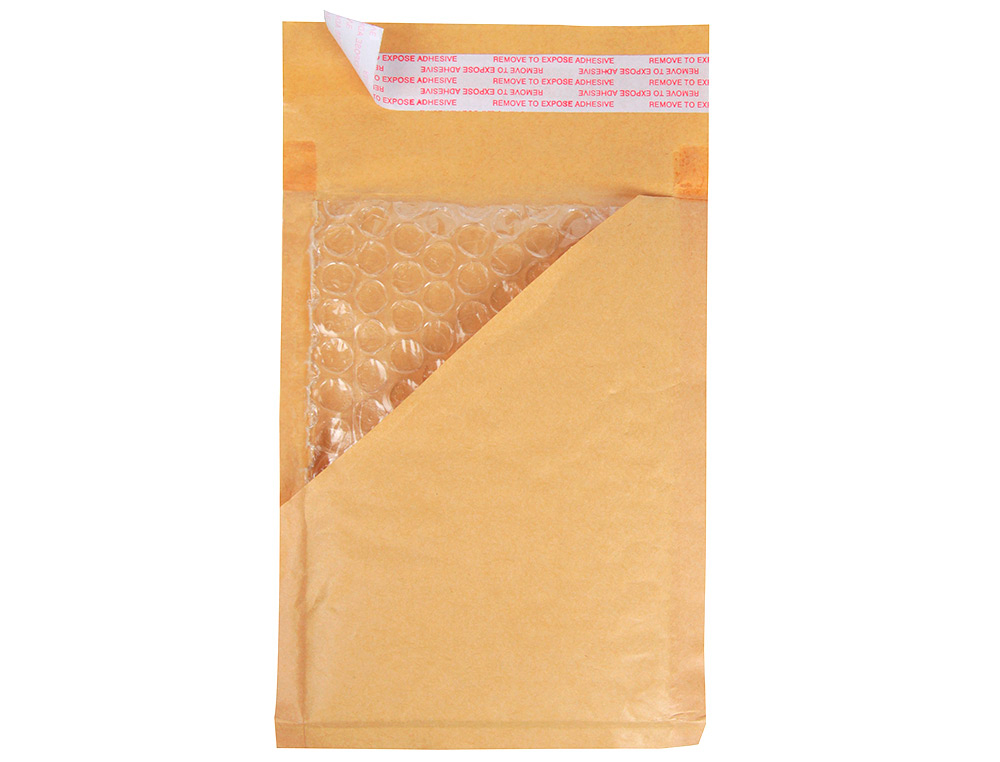 POCHETTE BULLES D'AIR Q-CONNECT 175X165MM CD/DVD 82G KRAFT MATELASSE RABAT DROIT AUTO-ADHESIVE SANS FENETRE LOT 100 UNI