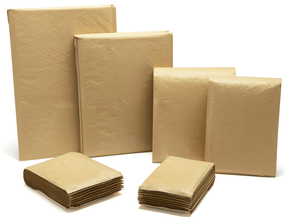 POCHETTE BULLES D'AIR Q-CONNECT 175X165MM CD/DVD 82G KRAFT MATELASSE RABAT DROIT AUTO-ADHESIVE SANS FENETRE LOT 100 UNI