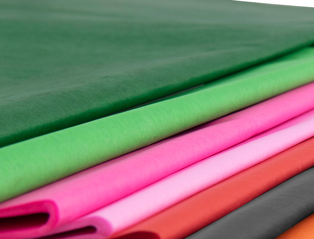 PAPIER DE SOIE LIDERPAPEL 52X76CM 18G/M2 UNICOLORE VERT FONC SACHET 25F