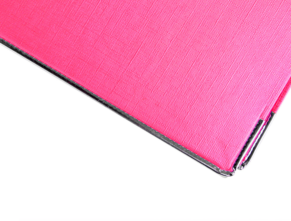 CLASSEUR LEVIER LIDERPAPEL DOCUMENTA A4+ CARTON REMBORDE DOS 75MM RADO METALLIQUE      COLORIS ROSE