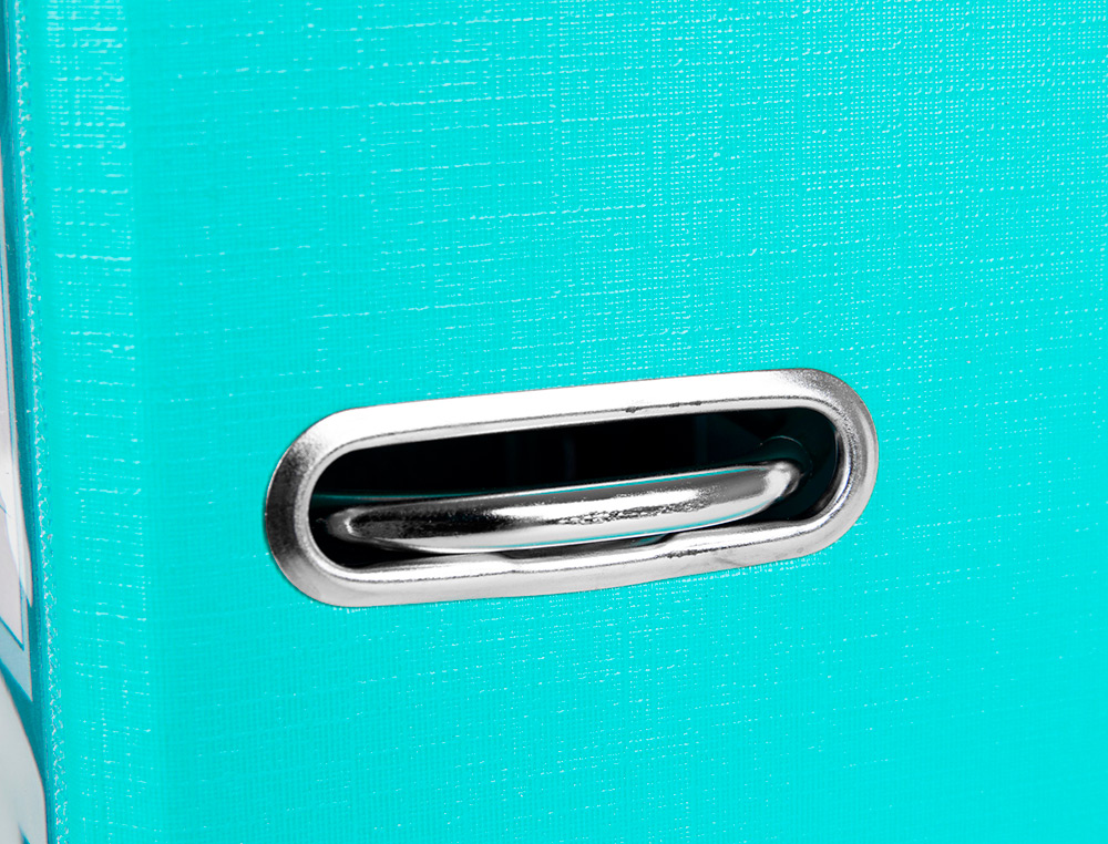 CLASSEUR LEVIER LIDERPAPEL DOCUMENTA A4+ CARTON REMBORDE DOS 75MM RADO METALLIQUE COLORIS VERT CLAIR