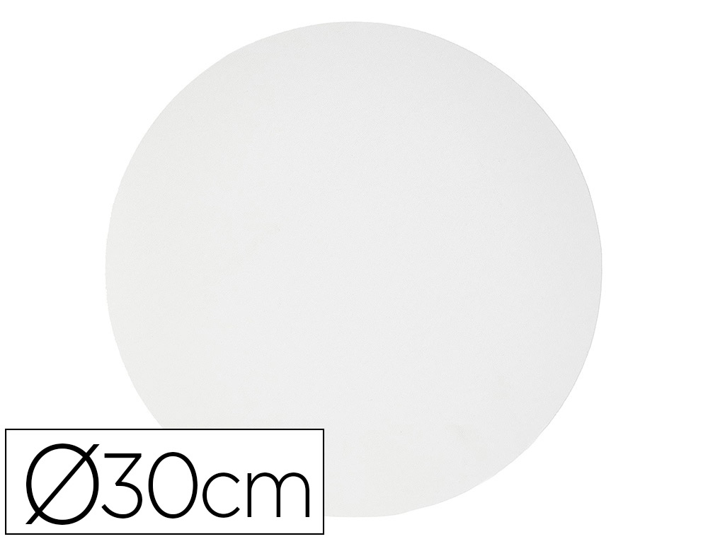 CARTON   PEINDRE ROND CLAIREFONTAINE COTON BLANC    30CM