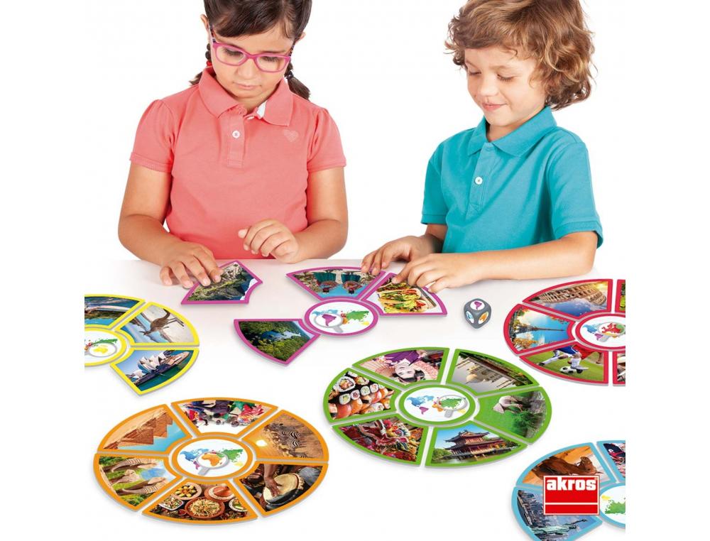 JEUX D ASSOCIATION AKROS DECOUVRE LES CONTINENTS DU    MONDE 42 FICHES CARTON 1 MAXI DE PLASTIQUE