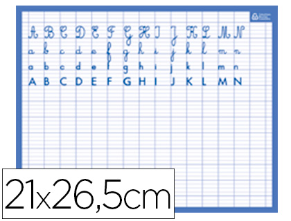 ARDOISE BOUCHUT GRANDRMY EFFAABLE SEC 2 FACES ALPHABET/SYS RECTO VERSO RIGIDE 21X26,5CM