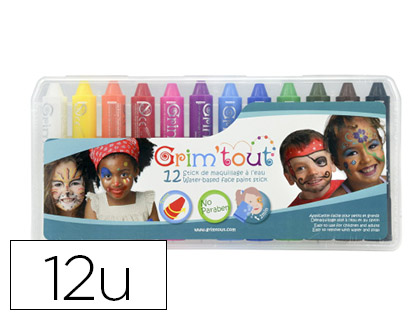 STICK MAQUILLAGE OZ INTERNATIONAL GRIM'TOUT SYSTME TWIST NETTOYAGE EAU SAVON COLORIS ASSORTIS