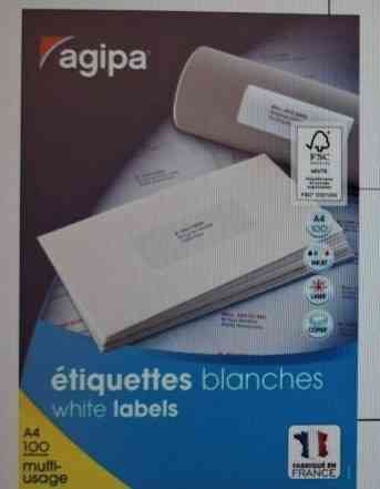 B200 ETIQUETTES BLANCHES A5 148X210 APLI119016